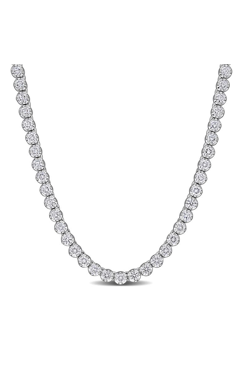 Julianna B. Lab-Grown Diamond Tennis Necklace 14k, Main, color, 