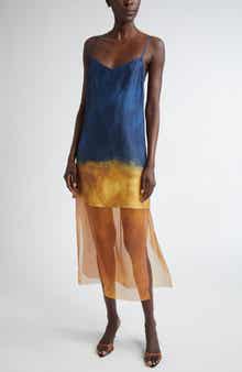 Jason Wu Collection Painted Stripe Slip Dress