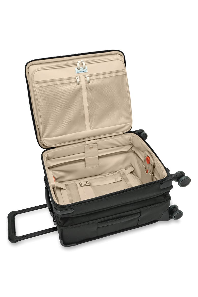Baseline Global Spinner Carry-On, Alternate, color, BLACK