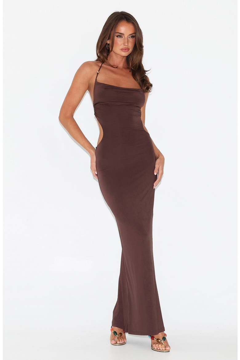 Suriya Maxi Dress, Alternate, color, CHOCOLATE BROWN