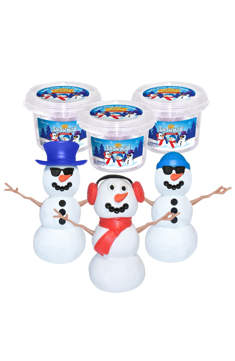 Build Buddiez Snowman Craft Kit 3 Pack, 5+, Main, color, Multicolored