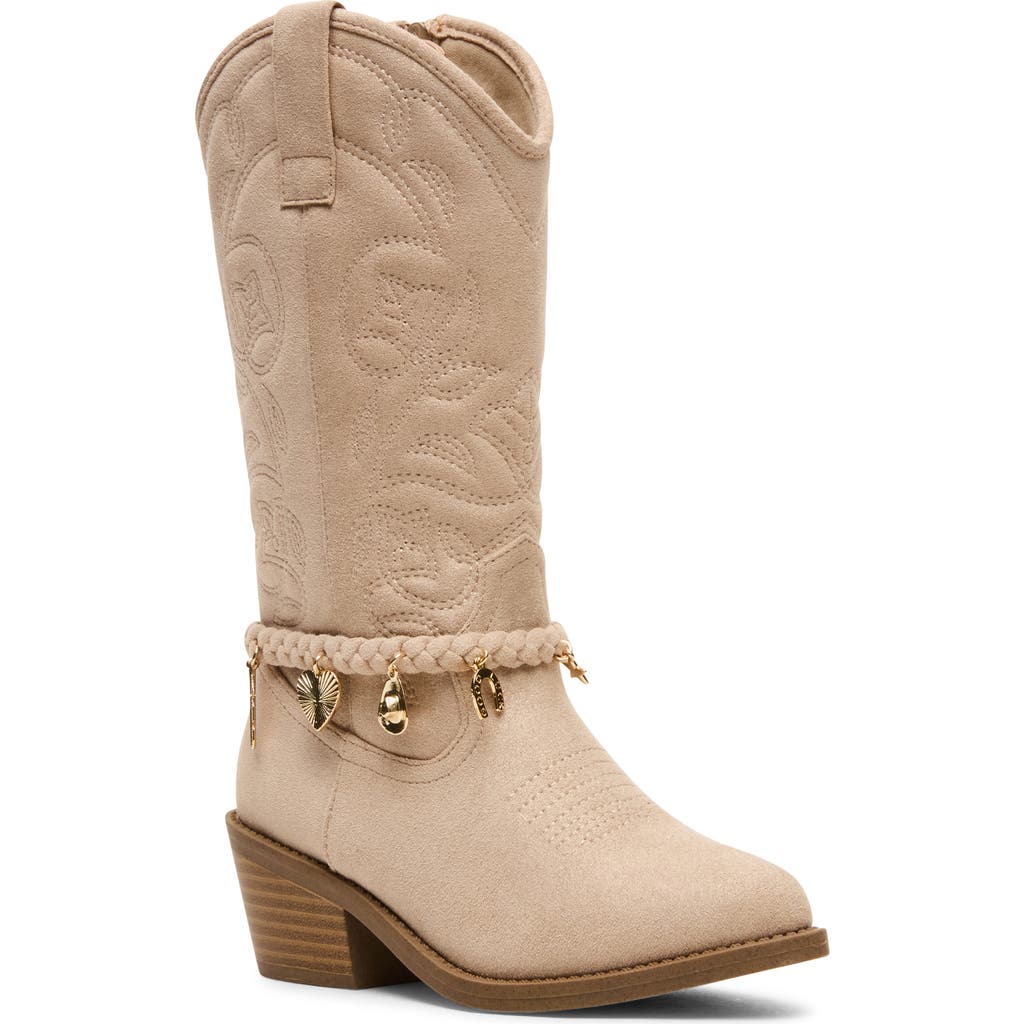 Steve Madden Kids' Jleana Western Boot In Brown