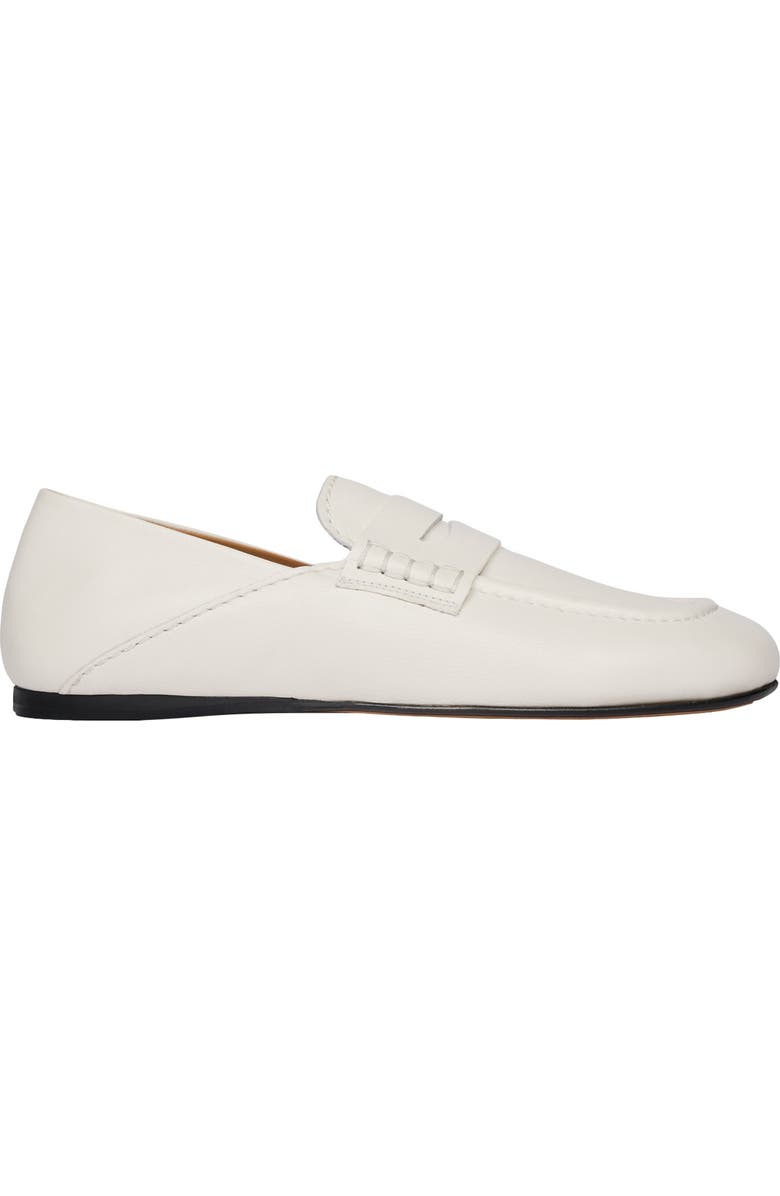 SANDRO Leather loafers, Alternate, color, White