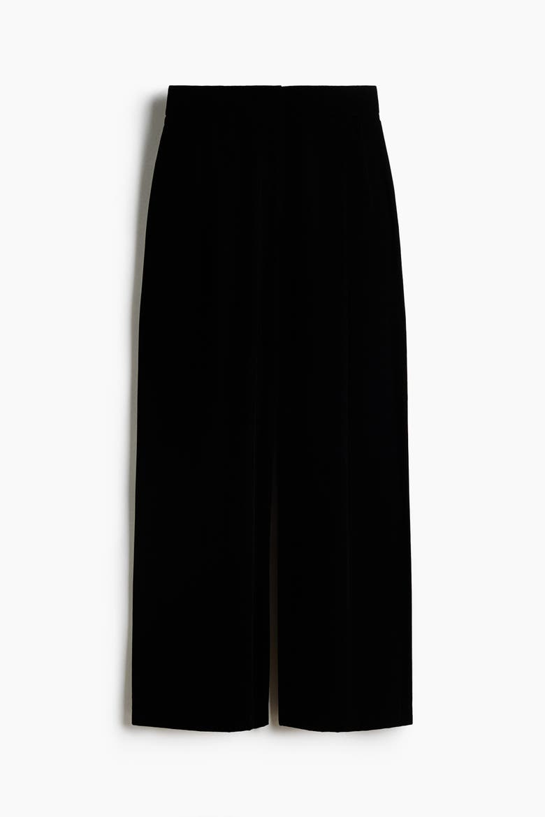 Wide-Leg Pants, Alternate, color, Black