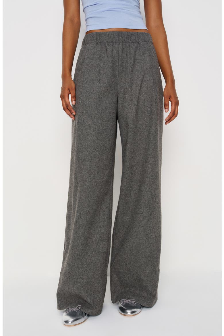 Fernando Wide Leg Pants, Main, color, GREY WOOL
