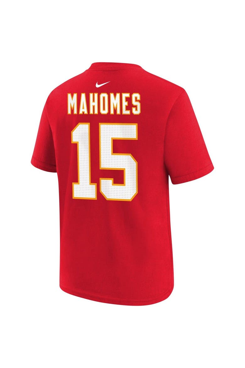 Youth Nike Patrick Mahomes Red Kansas City Chiefs Player Name & Number T-Shirt, Alternate, color, Red