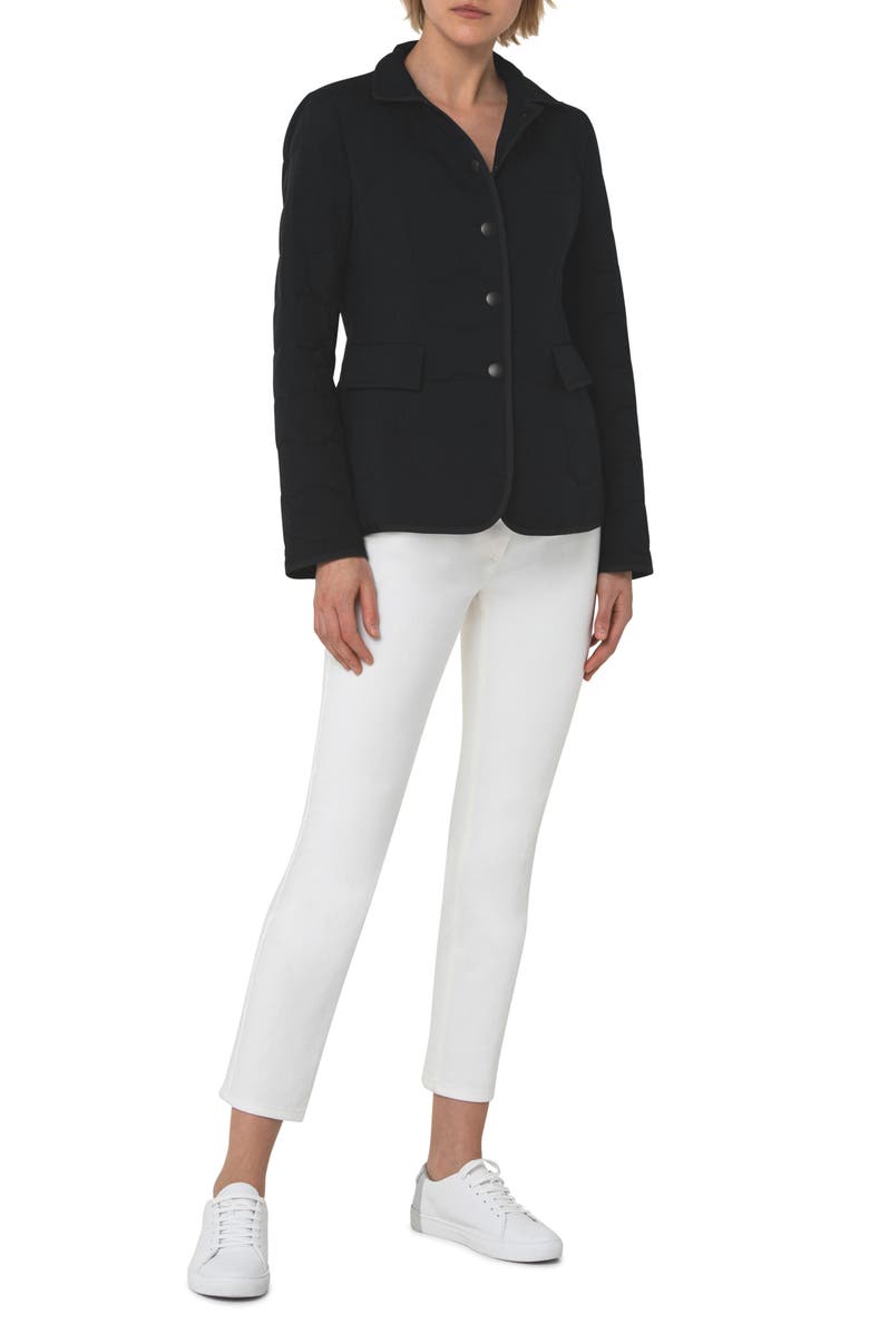 Akris punto Circle Quilted Jacket, Alternate, color, 