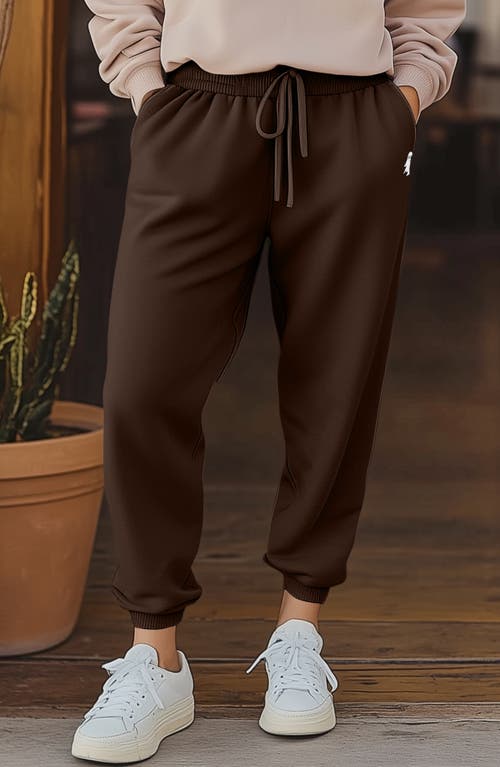 Dalix Ghost Jogger Sweatpant In Brown