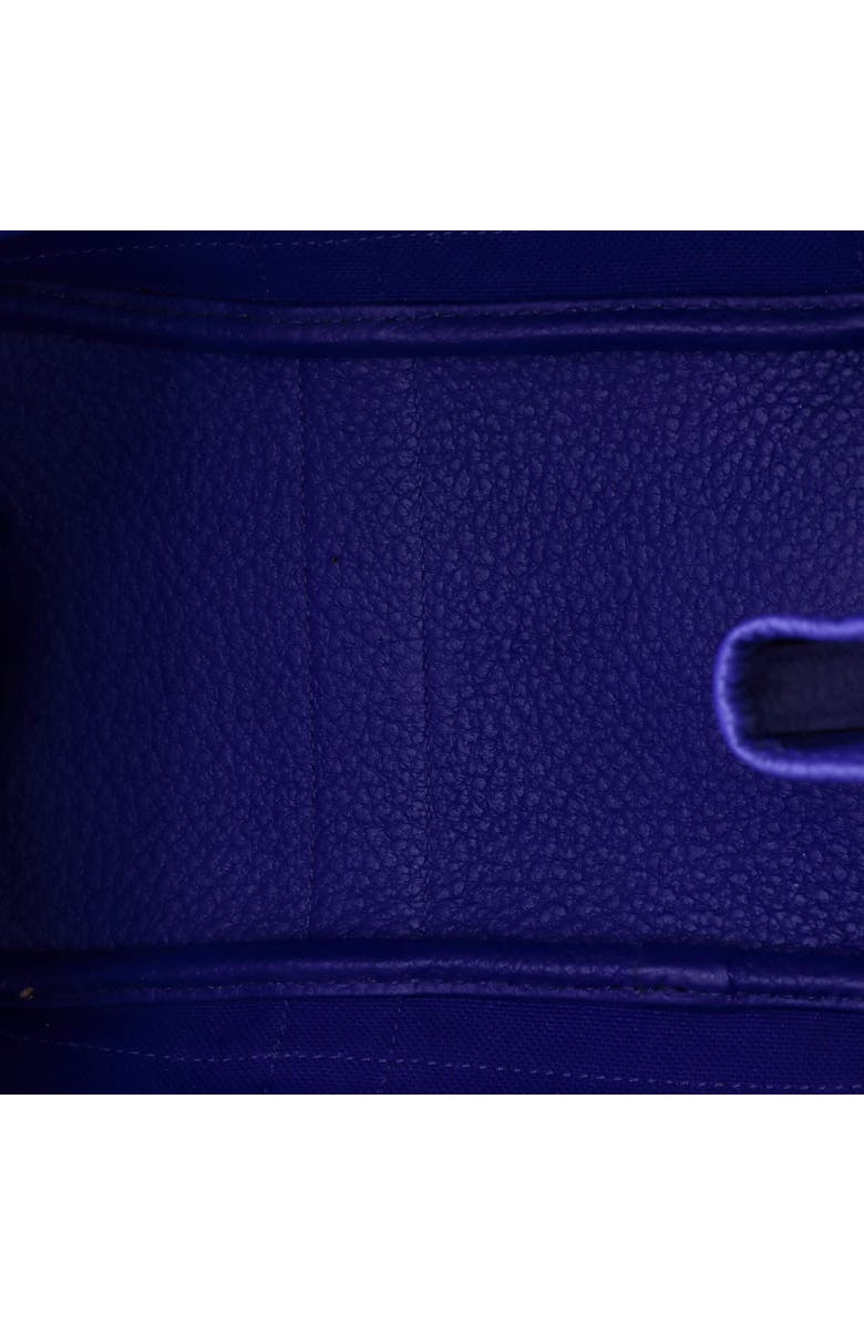 Pre-Owned Hermes Garden Party Tote Toile and Leather 30, Alternate, color, Bleu Electrique