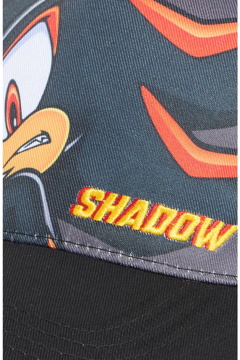 Kids' Sonic the Hedgehog® Big Shadow Snapback Baseball Cap, Alternate, color, BLACK/ RED