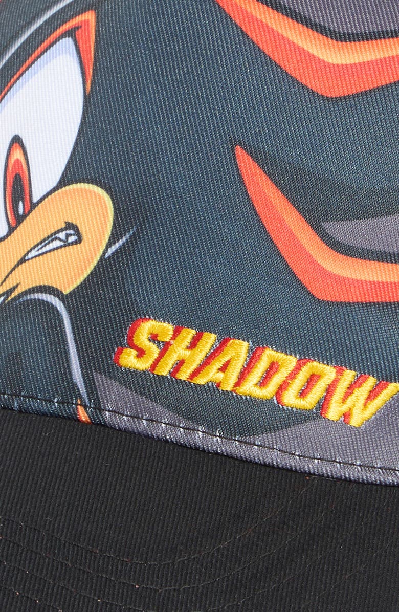 USPA ACCESSORIES Kids' Sonic the Hedgehog<sup>®</sup> Big Shadow Snapback Baseball Cap, Alternate, color, Black/ Red