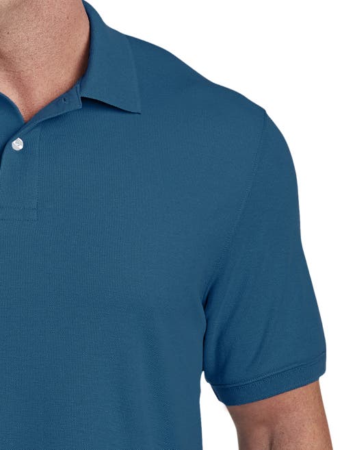 Harbor Bay By Dxl Big & Tall Piqué Polo Shirt In Multi
