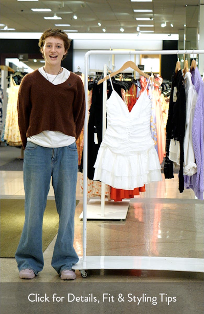 Rothea Eyelet Embroidery Minidress, sales video thumbnail