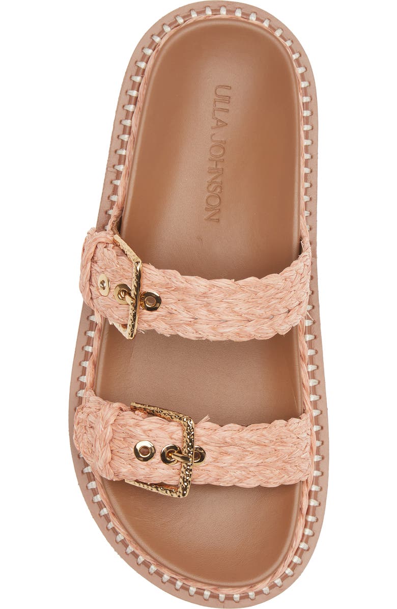 Ulla Johnson Keira Raffia Slide Sandal, Alternate, color,