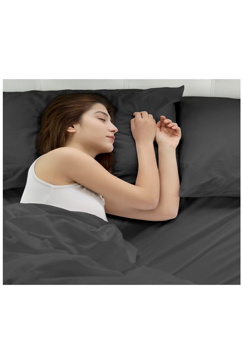 700 Thread Count Supima® Cotton Sheet Set, Alternate, color, CHARCOAL GREY
