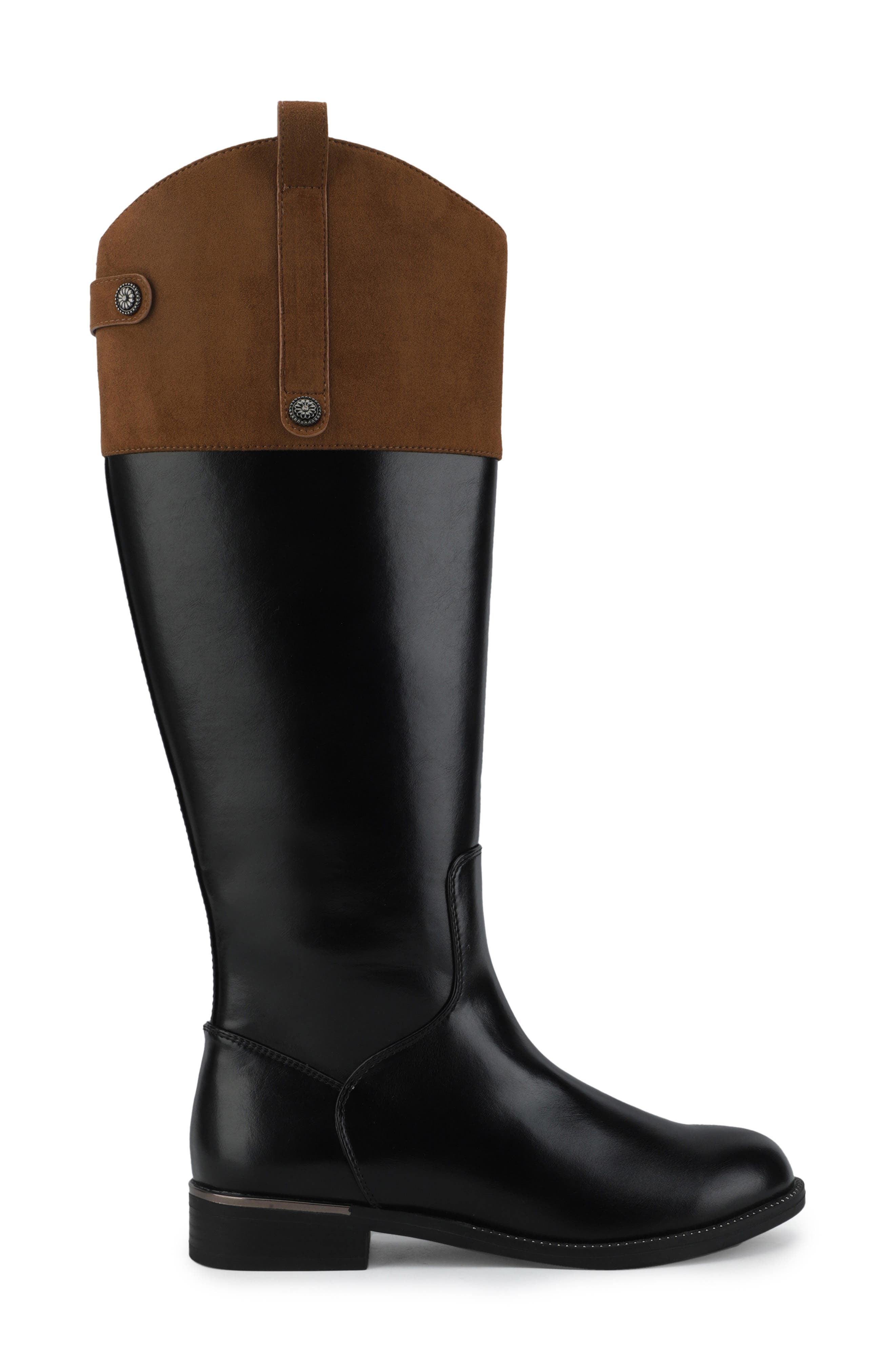 Vintage Havana Fog Knee High Leather Riding Boot (Women) | Nordstrom