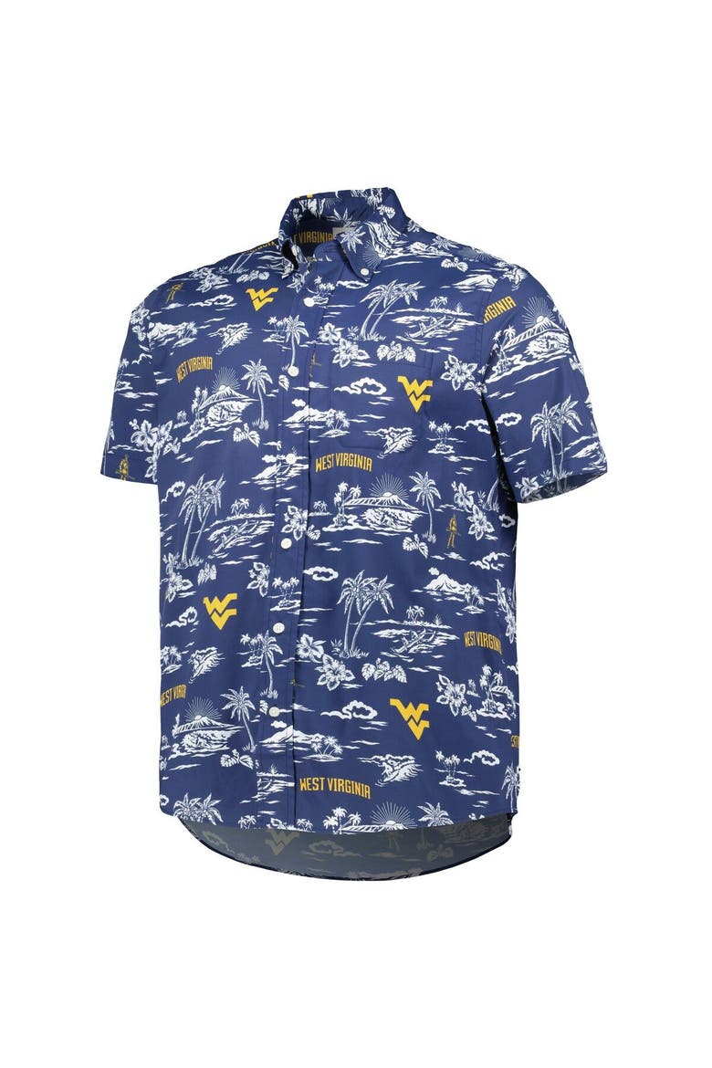Men's Reyn Spooner Navy West Virginia Mountaineers Classic Button-Down Shirt, Alternate, color, Navy