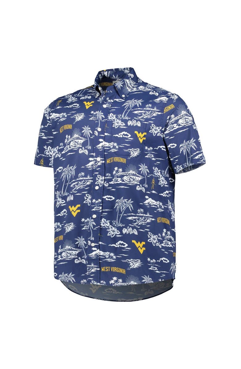 Reyn Spooner Men's Reyn Spooner Navy West Virginia Mountaineers Classic Button-Down Shirt, Alternate, color, 
