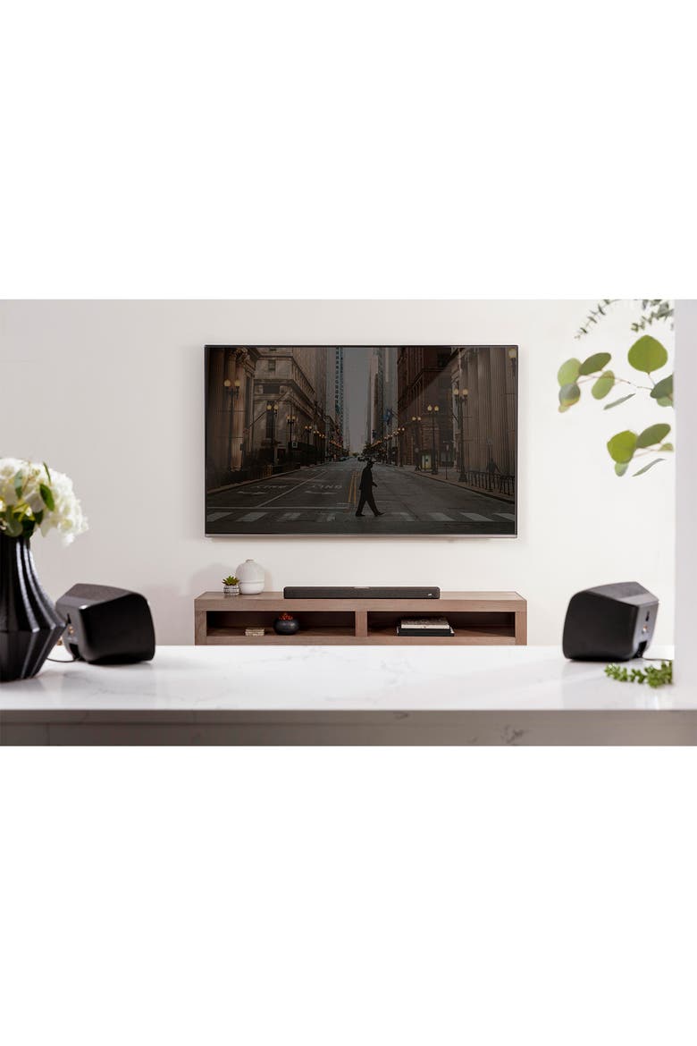 SR2 Wireless Surround Speakers for React Series Sound Bar - Pair, Alternate, color, Black