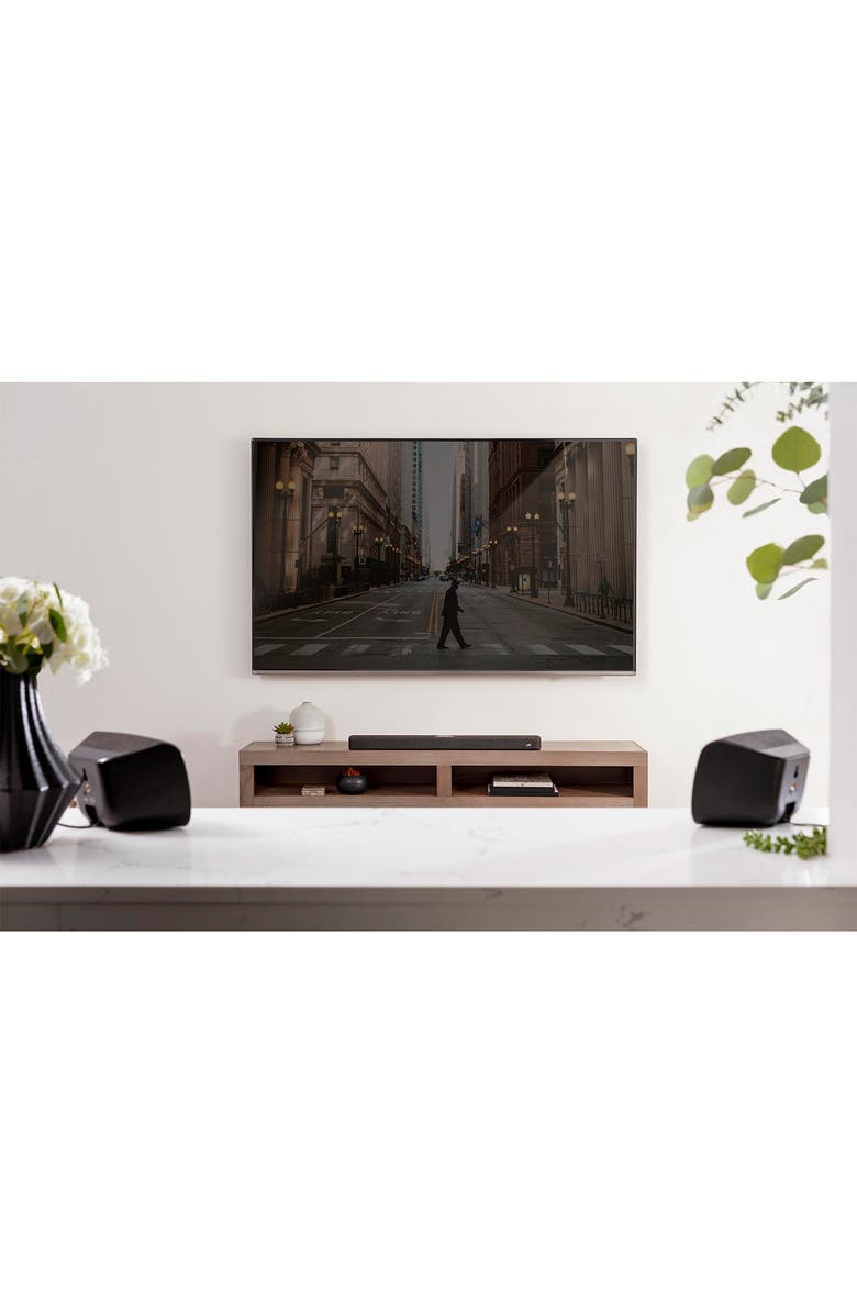 Polk Audio SR2 Wireless Surround Speakers for React Series Sound Bar - Pair, Alternate, color, Black