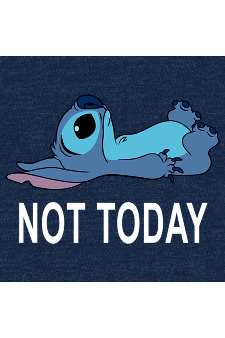 Men's Lilo & Stitch Not Today  Graphic T-Shirt, Alternate, color, Navy Blue Heather