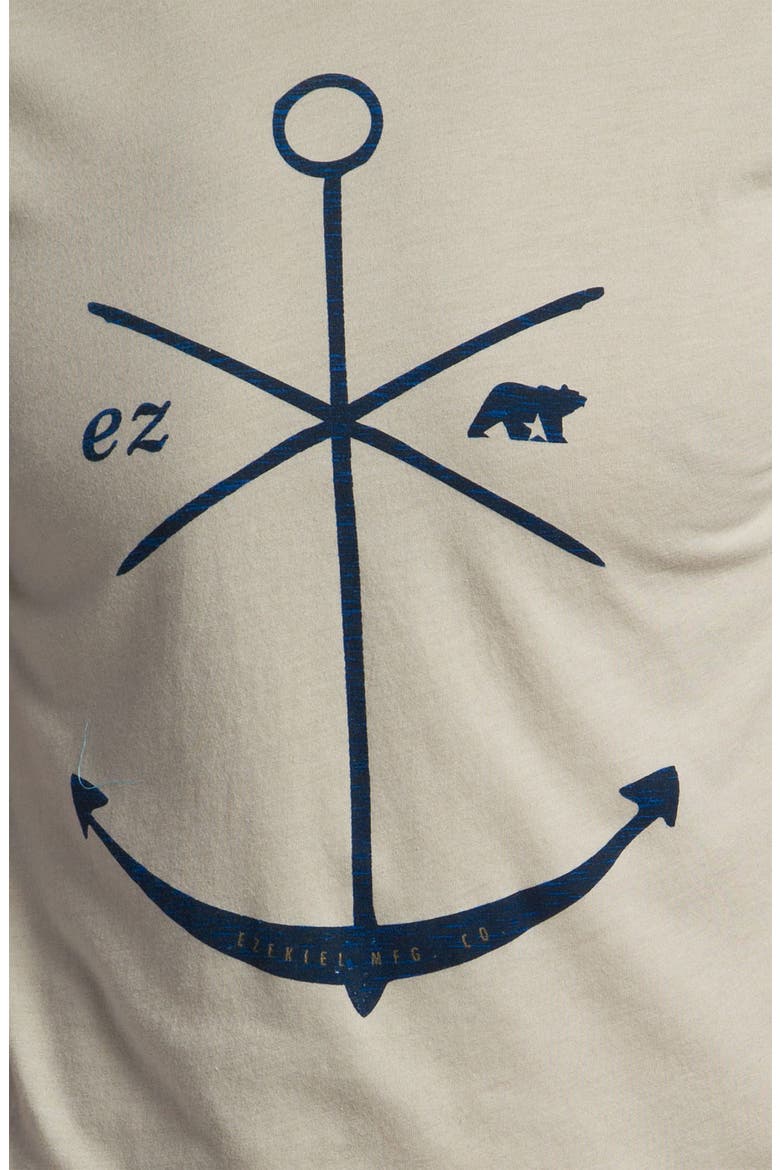 'Adrift' T-Shirt, Alternate, color, HEATHER BONE