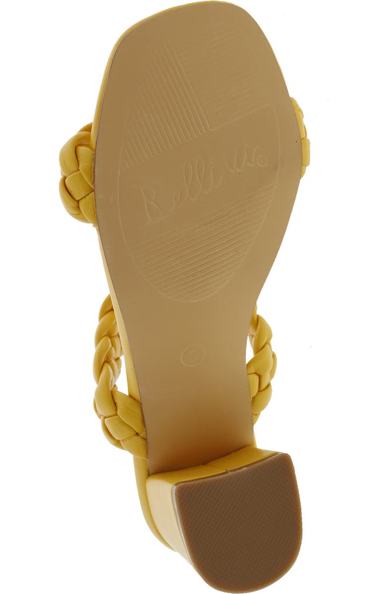 BELLINI Fuss Block Heel Sandal, Alternate, color, Yellow