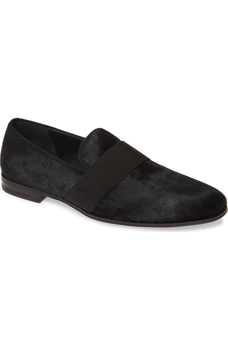 FERRAGAMO Salvatore Ferragamo Bryden Genuine Calf Hair Loafer, Main, color,