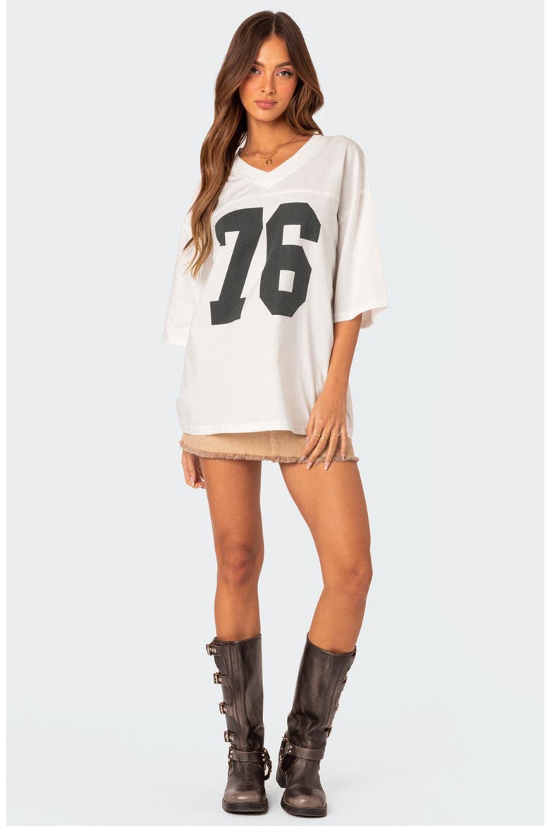 76 Oversize Graphic T-Shirt, Alternate, color, WHITE