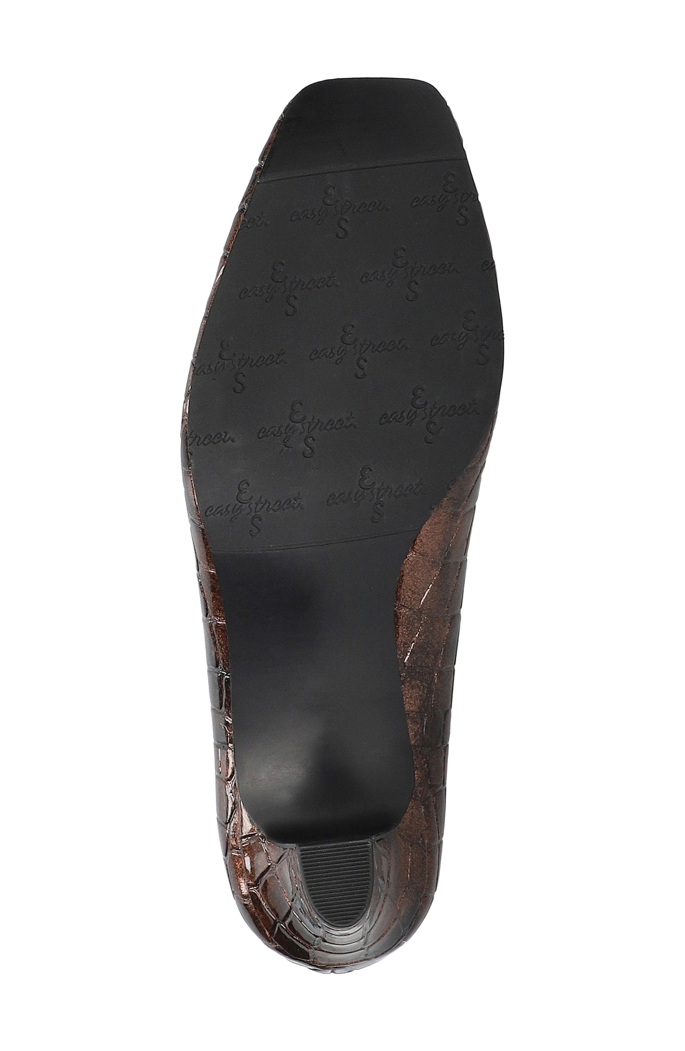 EASY STREET Poet Pump, Alternate, color, Bronze Patent Croco