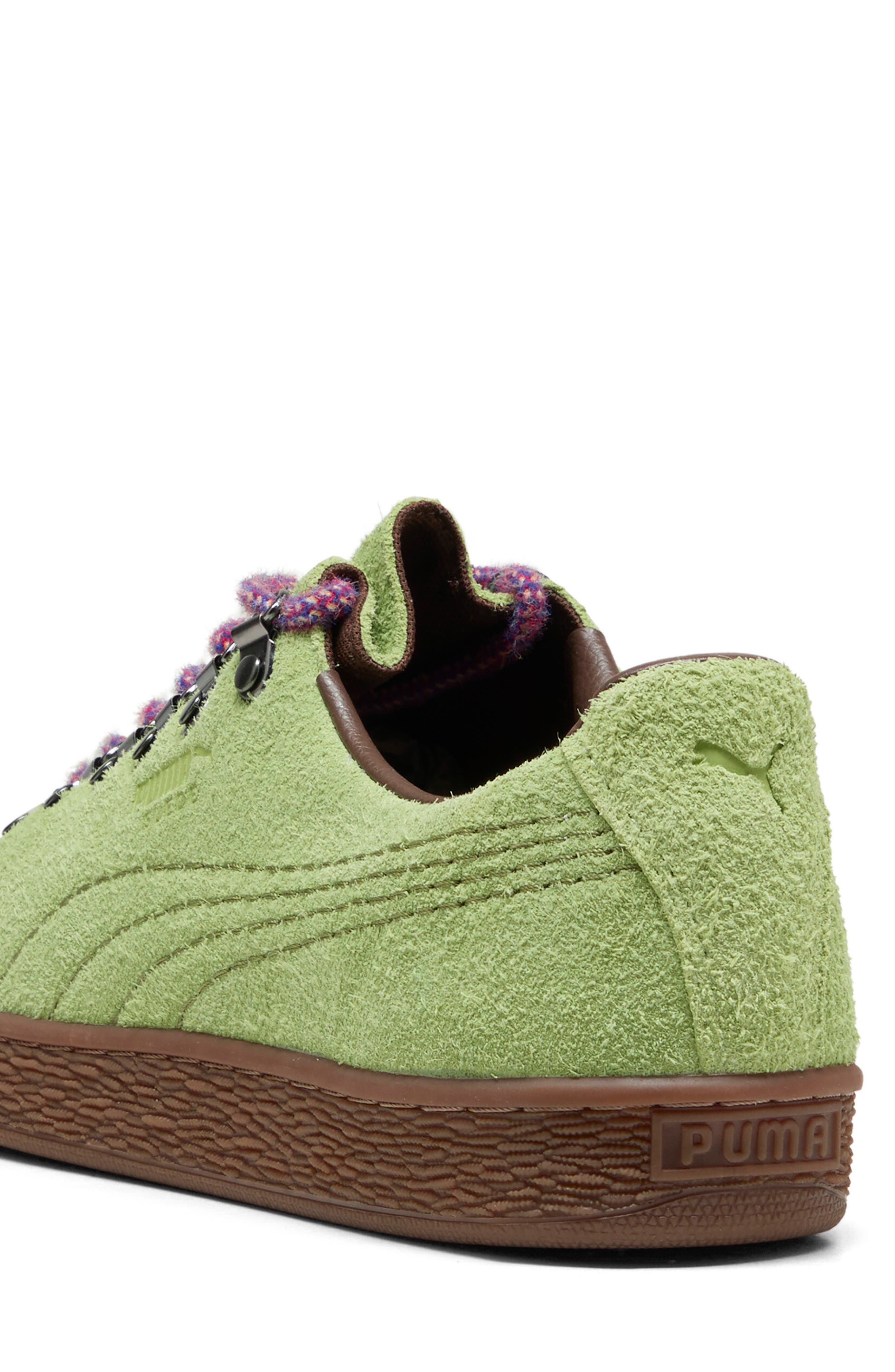 Suede Hike Sneaker, Alternate, color, WILD FERN/ GUM