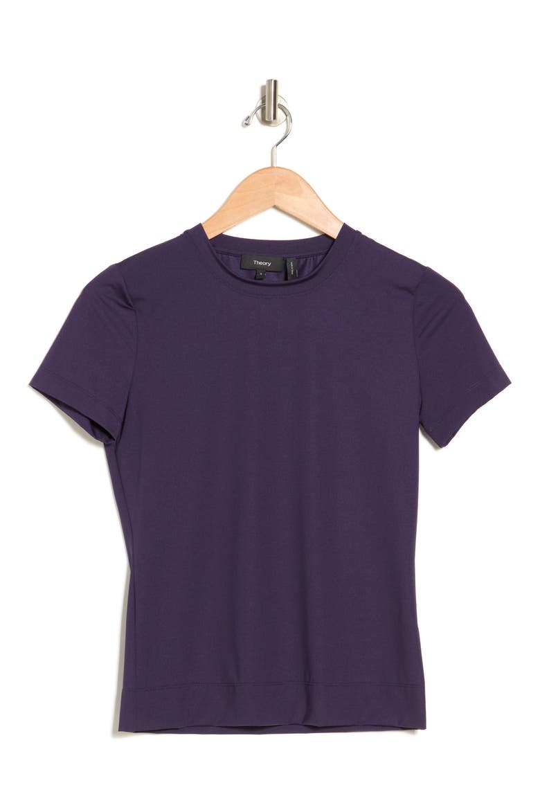 Organic Pima Cotton Tiny T-Shirt, Alternate, color, PLUM PURPLE