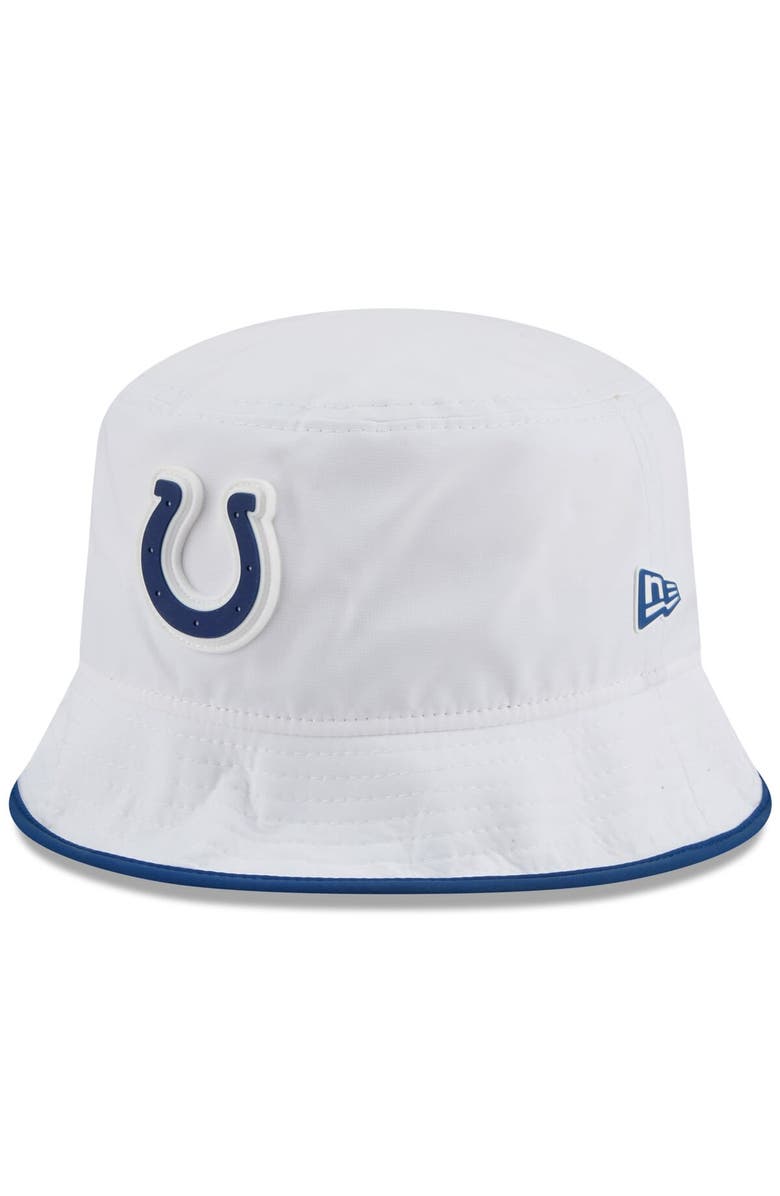 New Era Men's New Era  White Indianapolis Colts 2025 NFL Training Camp Stretch Bucket Hat, Main, color, White