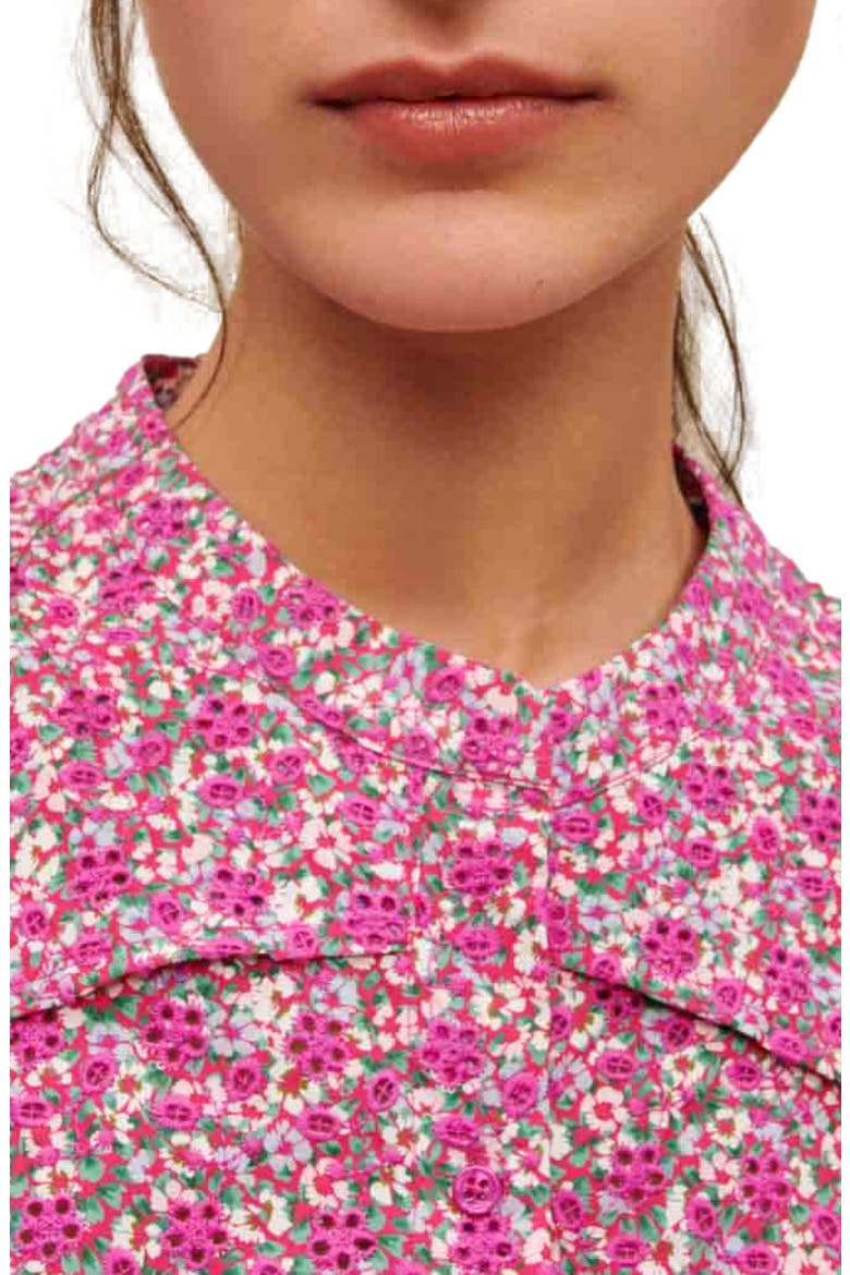Pyad Floral Print Jumpsuit, Alternate, color, IMPRIME FLEURS BRODEES FUCHSIA