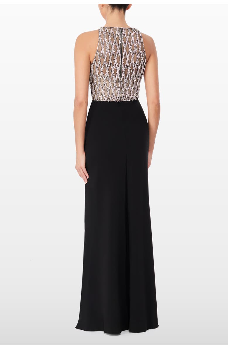 Jenny Packham Dewdrop Crystal-Bodice Gown, Alternate, color, 