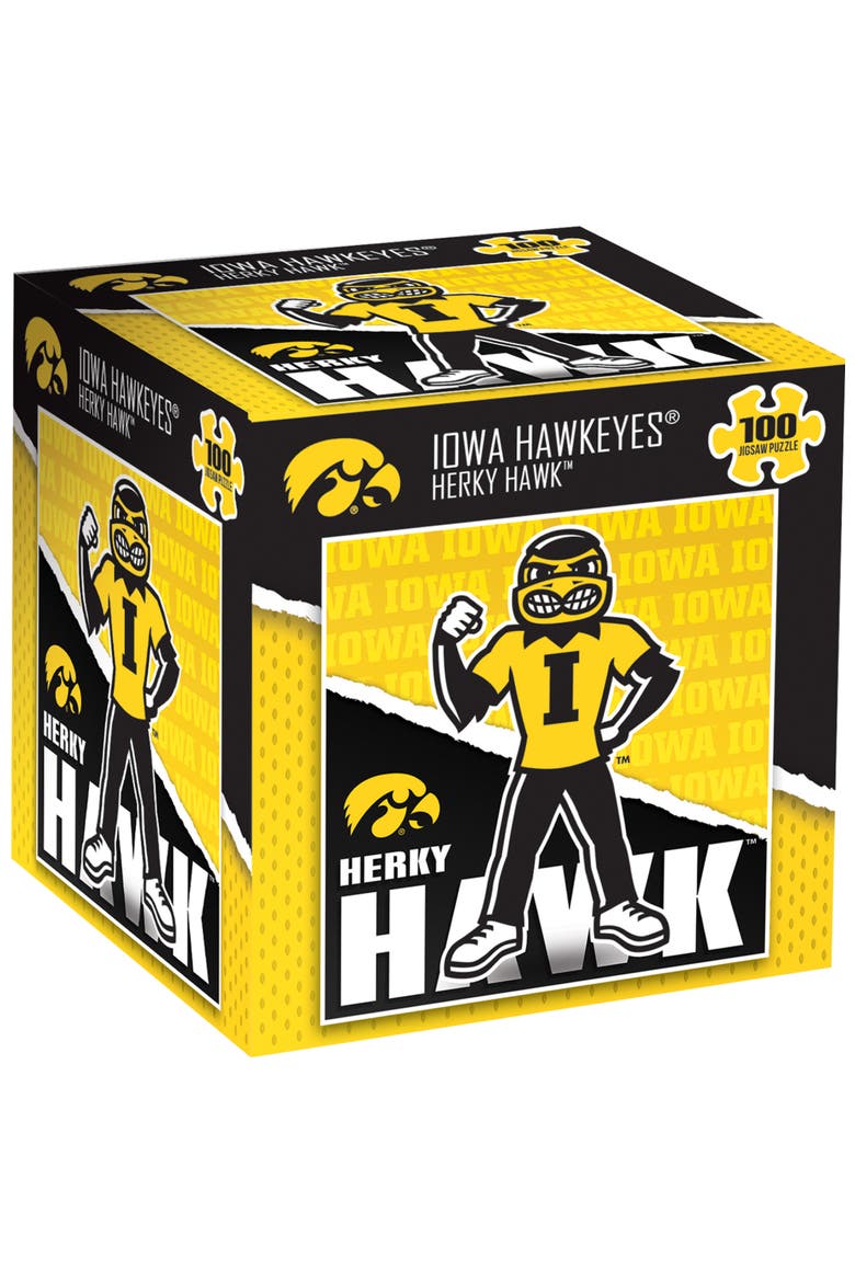 Iowa Hawkeyes Mascot 100 Piece Puzzle, Main, color, Multicolor