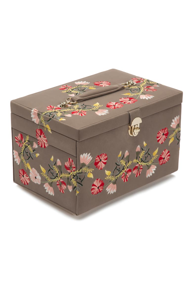Zoe Large Jewelry Box, Alternate, color, MINK