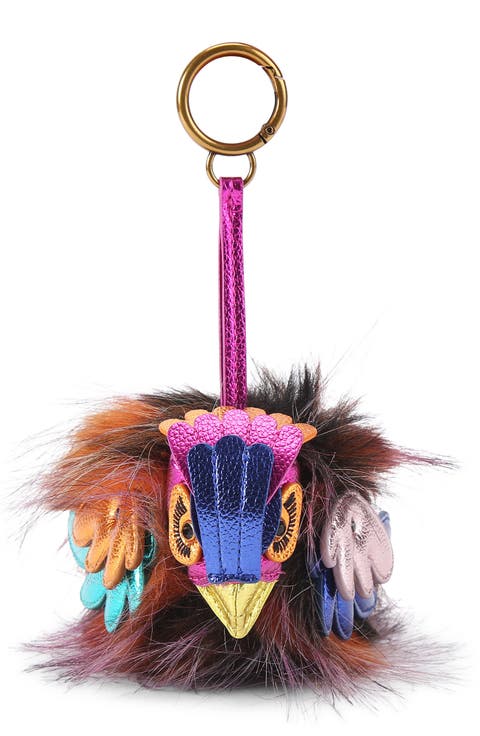 Pompom Bird Bag Charm