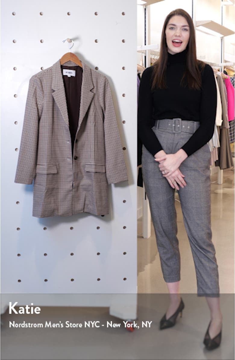 BB Dakota Checking Up Check Blazer, sales video thumbnail