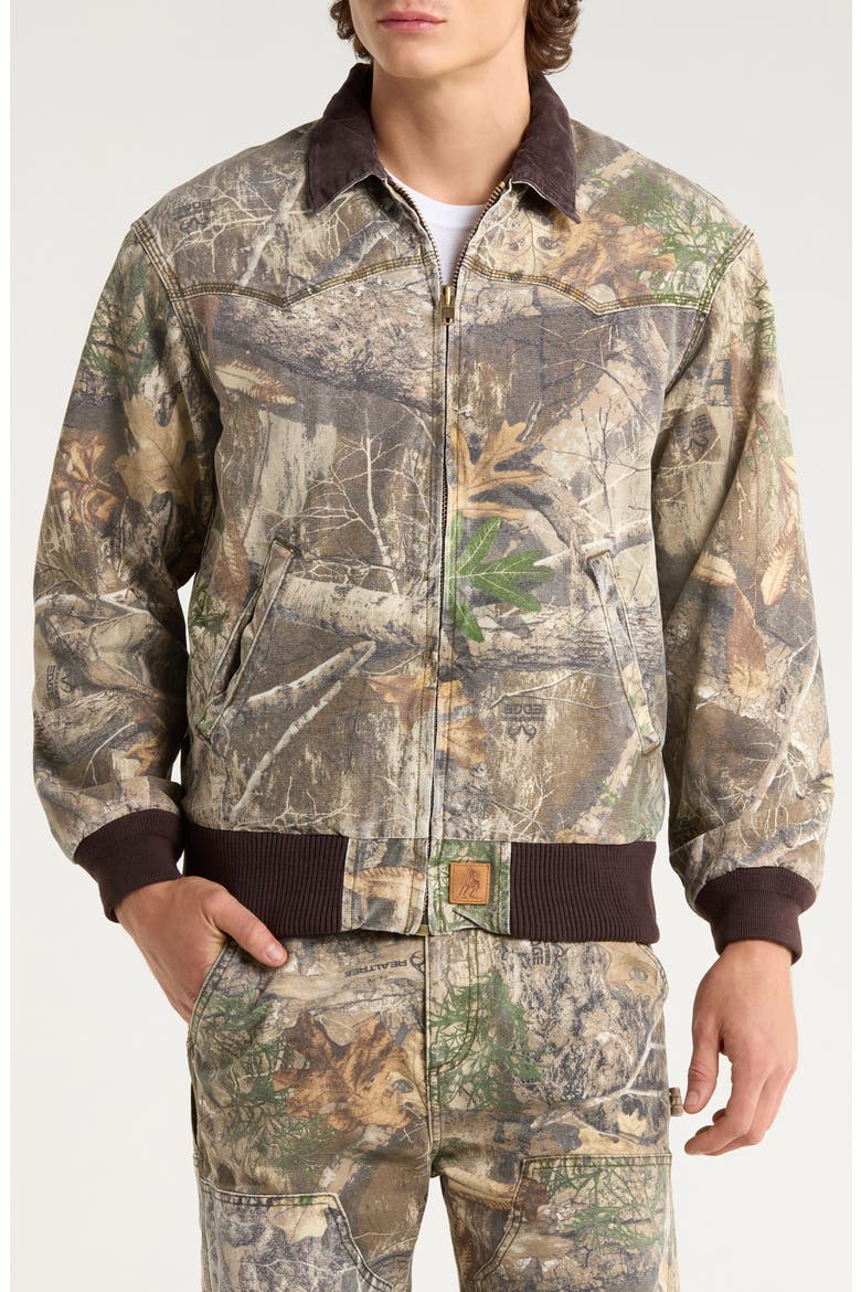 Real Tree Camo Ranch Jacket, Alternate, color, CAMO