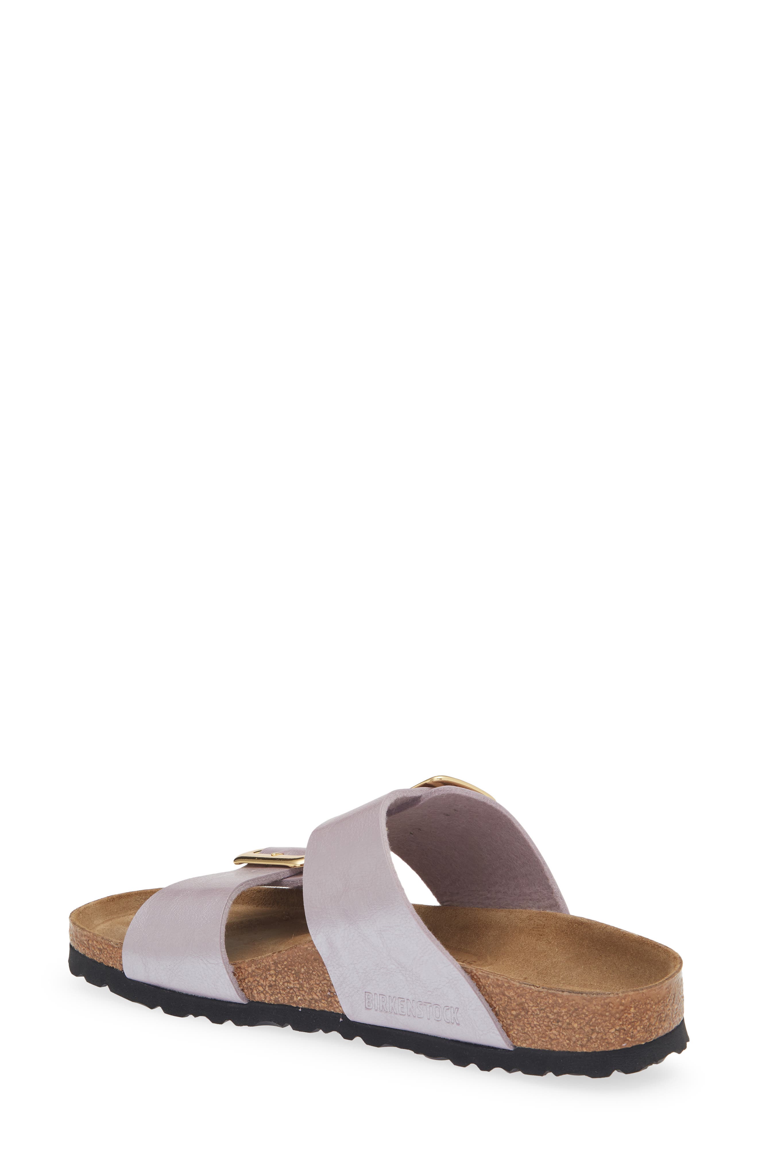 Birkenstock Sydney Luxe Buckle Slide Sandal, Alternate, color, Orchid