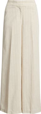 Tahari ASL Pinstripe Wide Leg Pants