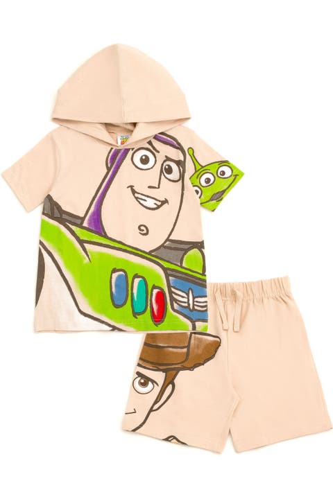 Toy Story 2-Piece Hooded Tee and Shorts Set