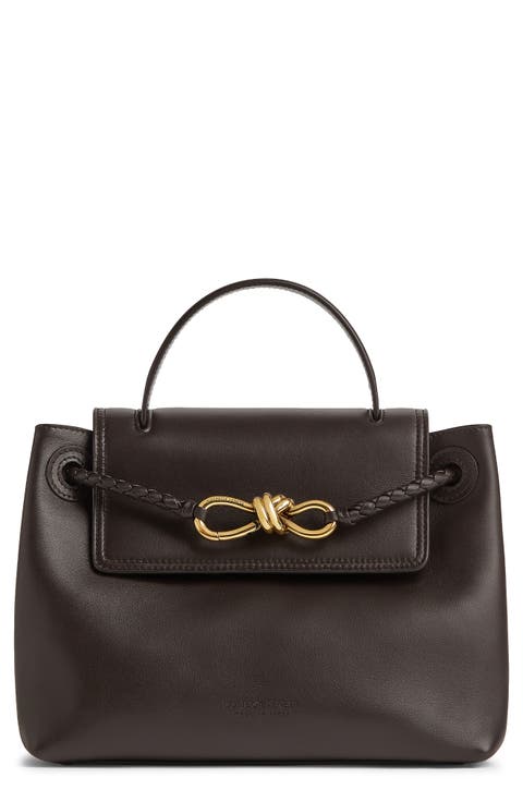 Small Ciao Ciao Knot Detail Leather Top Handle Bag