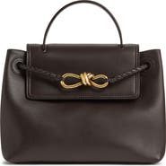 Bottega Veneta Small Ciao Ciao Knot Detail Leather Top Handle Bag