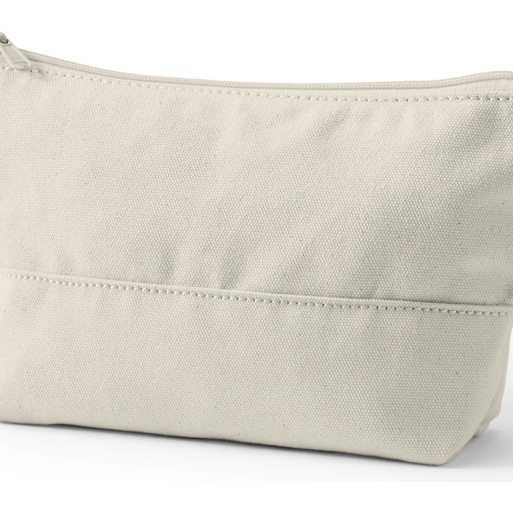 Lands' End Zipper Canvas Pouch