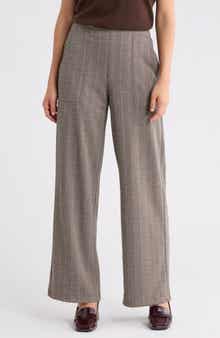 MAX STUDIO Stripe Wide Leg Ponte Pants