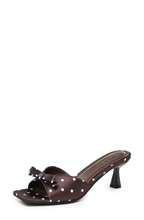 Bow Heeled Sandal