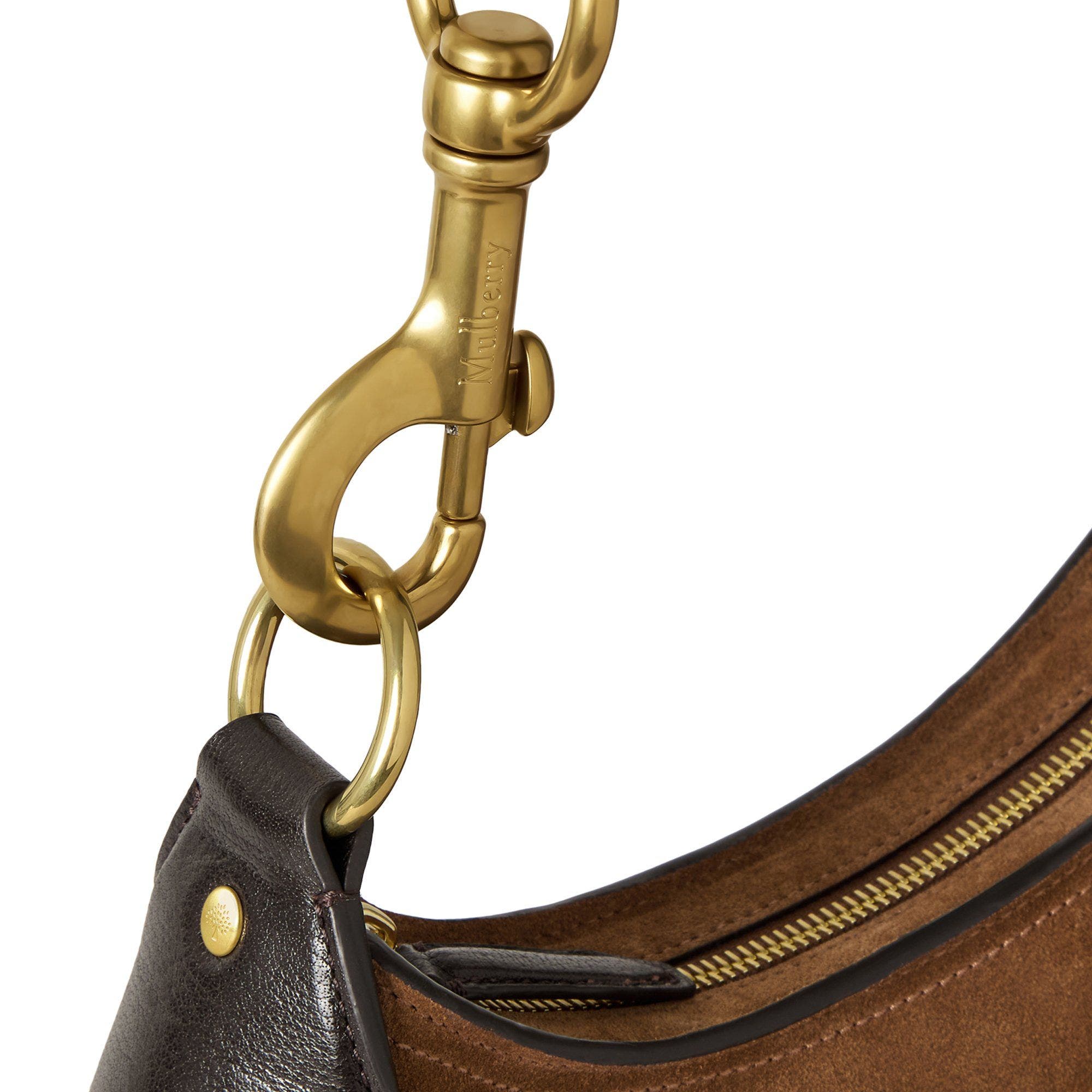 Mulberry Small Hackney Suede Shoulder Bag, Alternate, color, 