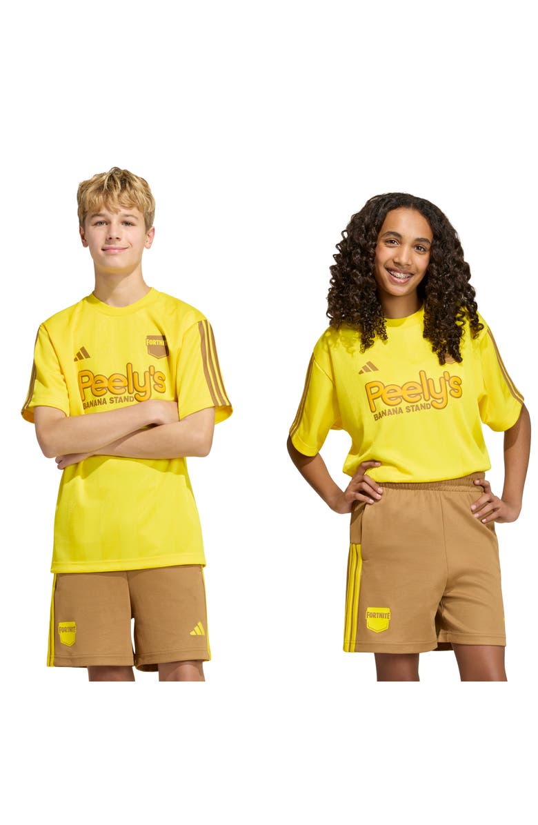 adidas Originals x Fortnite Kids' Peely Jersey, Alternate, color, Yellow